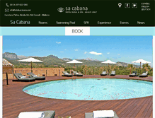 Tablet Screenshot of hotelsacabana.com